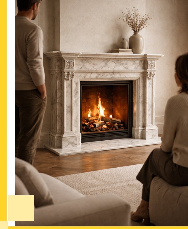 Мраморные камины под ключ в Сланцах от 258300 р. | ЭриданСлы