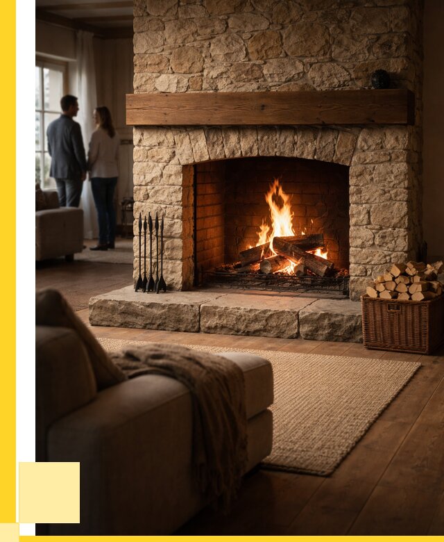 Открытые камины под ключ в Сланцах от 154980 р. ЭриданСлы