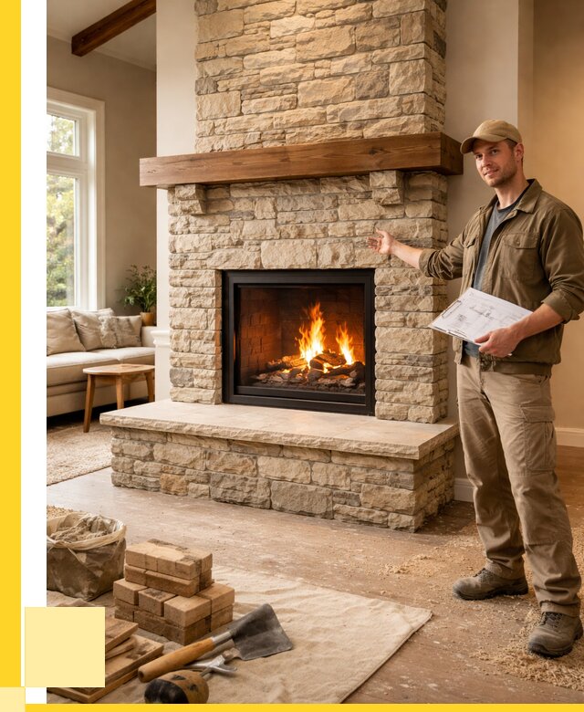 Камины под ключ в Сланцах от 185976 р. | ЭриданСлы — установка