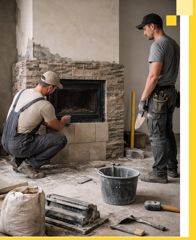 Камины под ключ в Сланцах: проект, изготовление и монтаж