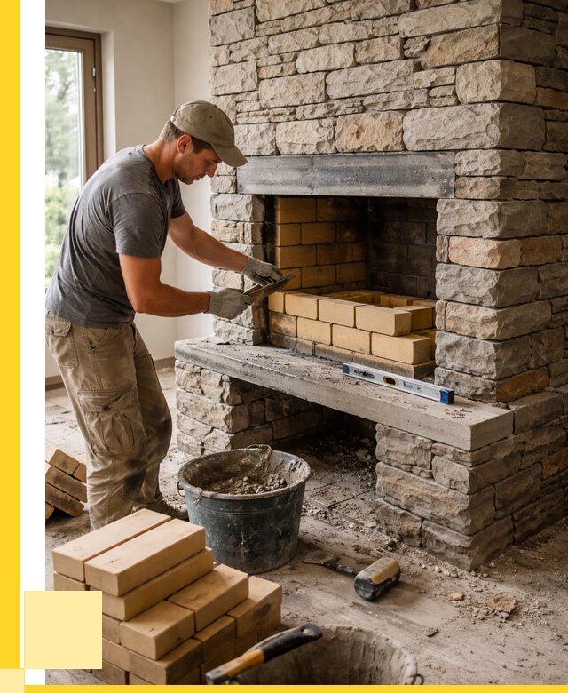 Кладка каминов и камина в Сланцах от 25830 р. ЭриданСлы