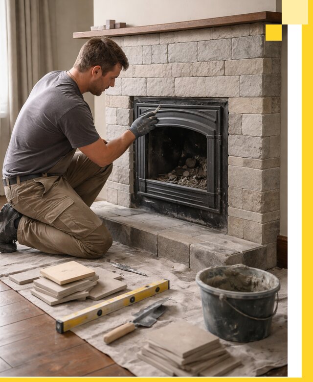 Профессиональный ремонт каминов в Сланцах восстановление и сервис