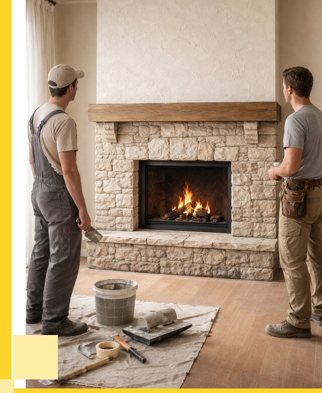 Отделка каминов в Сланцах от 6716 р. под ключ | ЭриданСлы