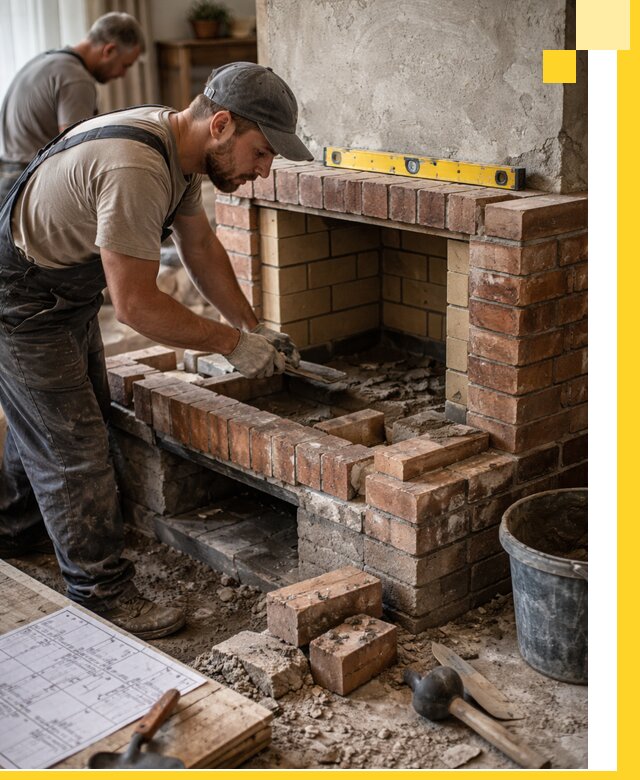 Изготовление и установка каминопечей под ключ в Сланцах