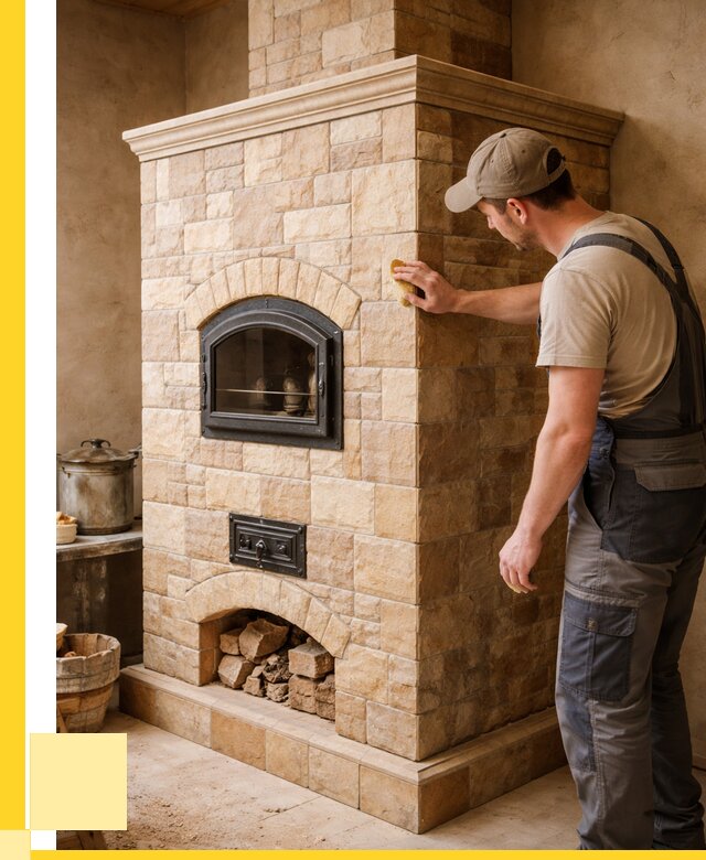 Облицовка печей в Сланцах от 4649 р. под ключ | ЭриданСлы