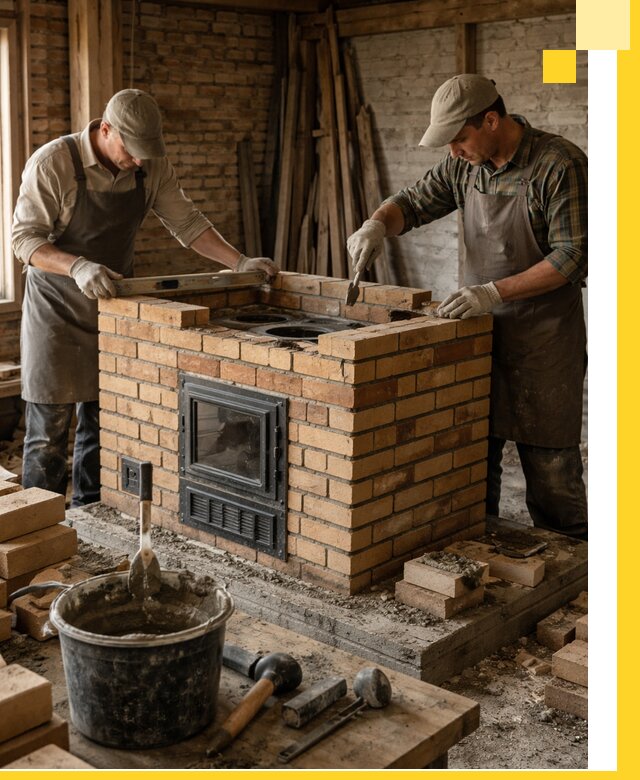 Изготовление и установка варочных печей под ключ в Сланцах