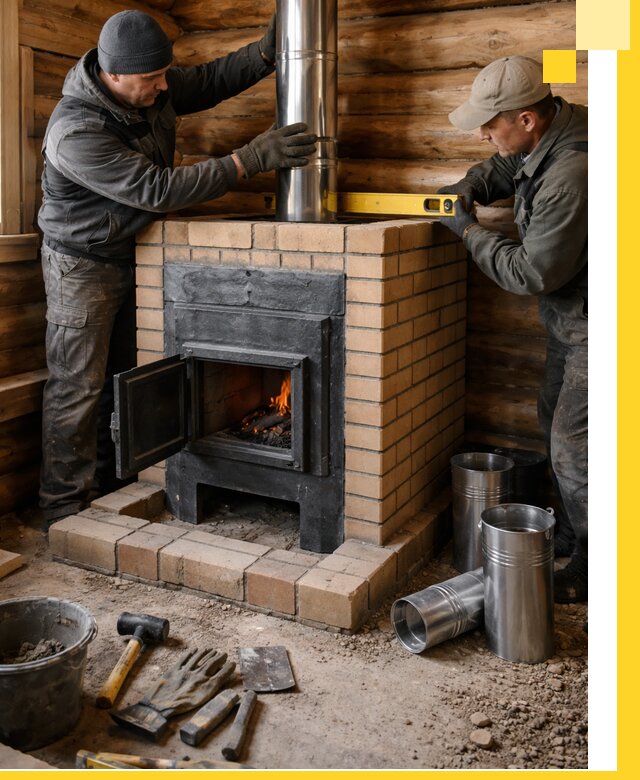 Проектирование, изготовление и установка банных печей в Сланцах