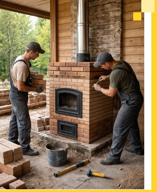 Производство и установка дачных печей под ключ в Сланцах