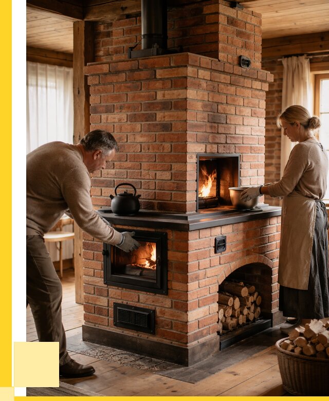 Печи для загородного дома под ключ в Сланцах от 82656 р. | ЭриданСлы