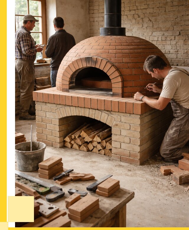 Помпейская печь дровяная для пиццы в Сланцах | ЭриданСлы от 206640 р.