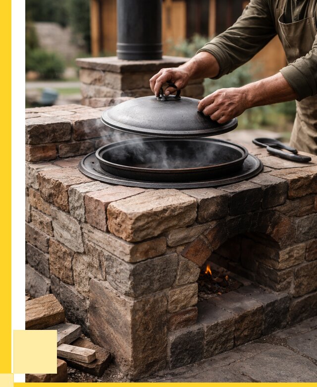 Печи для казана в Сланцах по цене от 18598 р. | ЭриданСлы