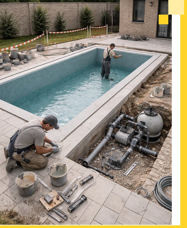 Строительство бассейнов под ключ в Сланцах: проекты и монтаж