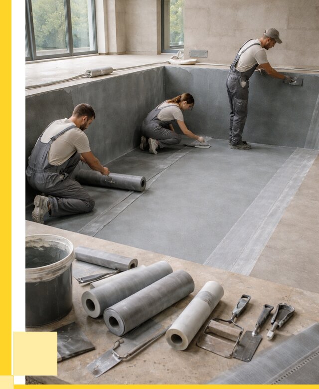 Гидроизоляция бассейнов в Сланцах от 2066 р., ЭриданСлы