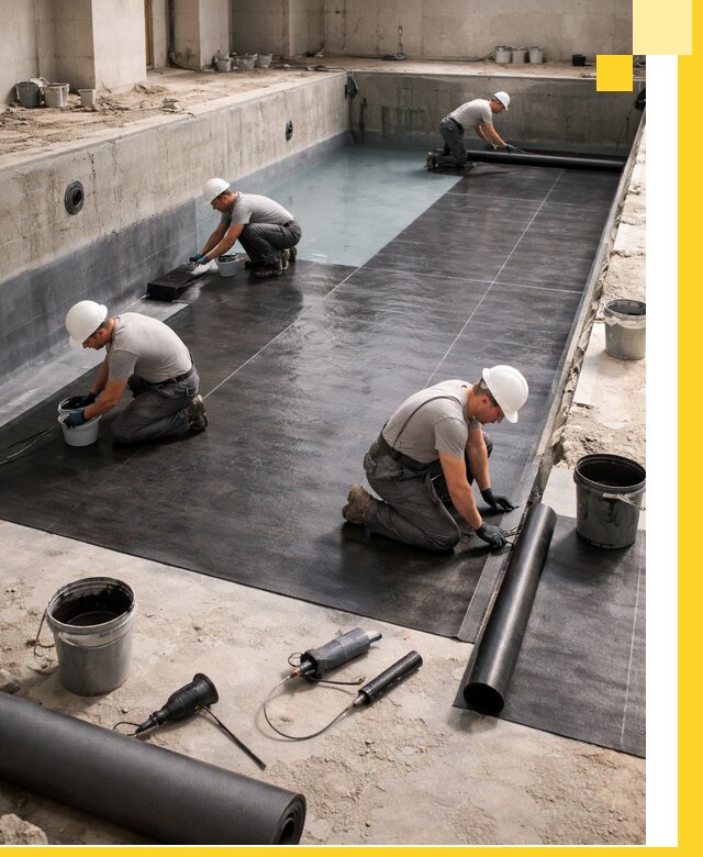Профессиональная гидроизоляция бассейнов и чаш в Сланцах под ключ