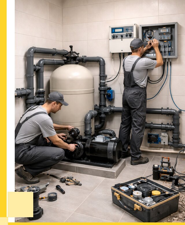 Монтаж оборудования для бассейнов в Сланцах от 41328 р. | ЭриданСлы