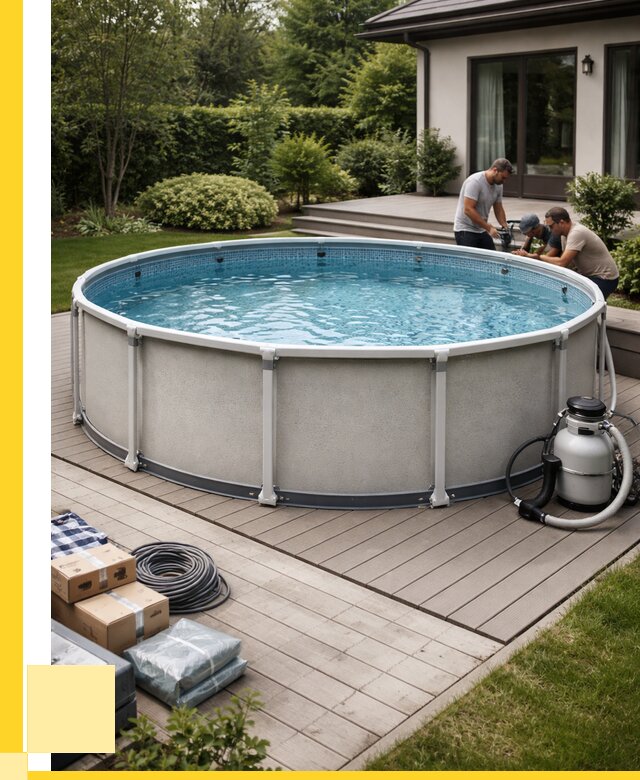 Купить каркасные бассейны в Сланцах от 46494 р. | ЭриданСлы