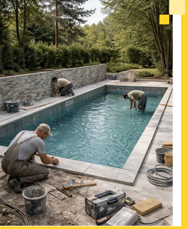 Проектирование и строительство частных бассейнов в Сланцах