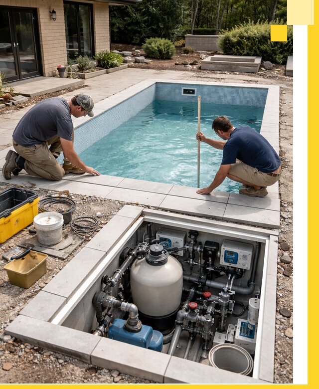 Строительство качественных домашних бассейнов под ключ в Сланцах