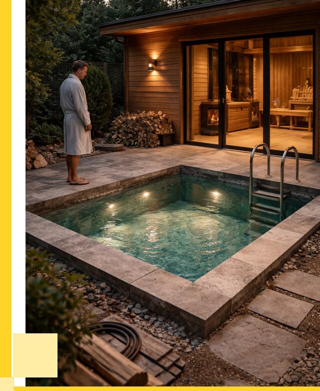 Бани с бассейном под ключ в Сланцах от 98154 р. | ЭриданСлы