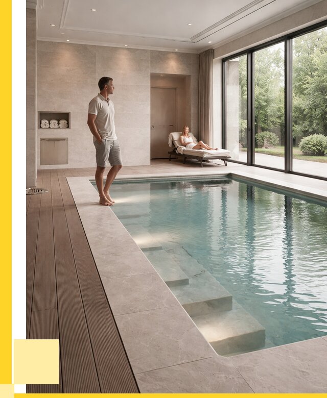 Бассейны в коттедже под ключ в Сланцах от 1239840 р. | ЭриданСлы