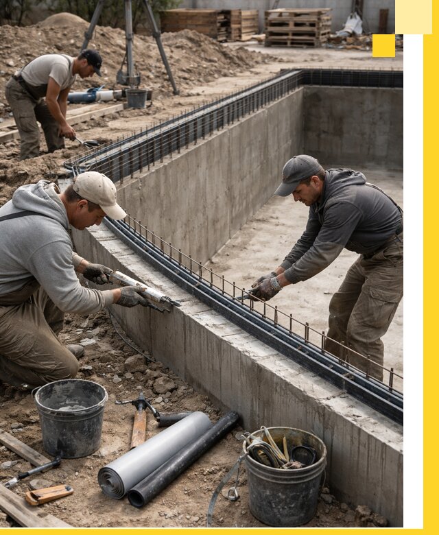 Качественный монтаж чаши бассейна в Сланцах под ключ с гарантией