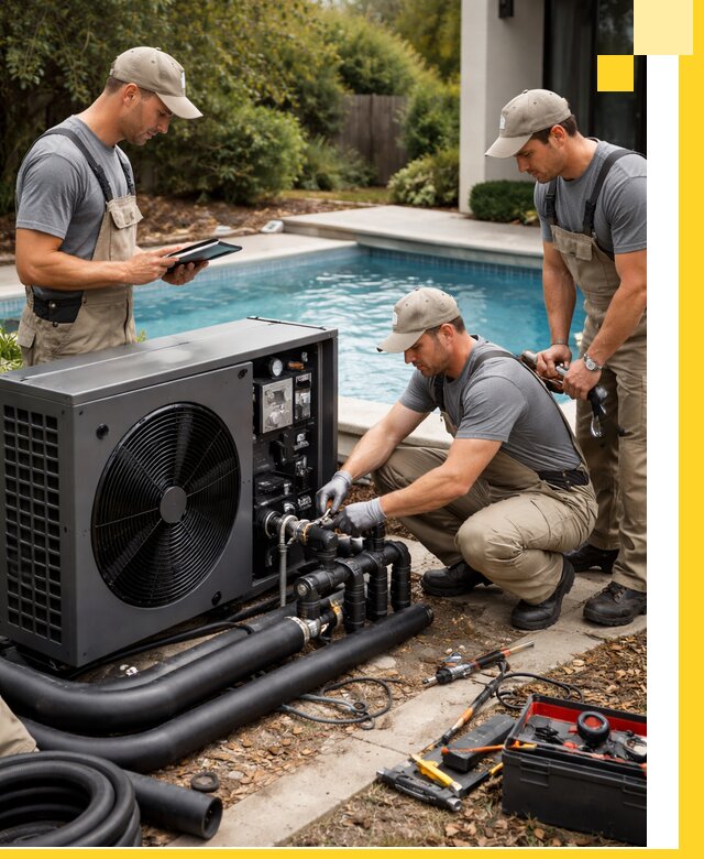 Проектирование и установка тепловых насосов для бассейнов в Сланцах