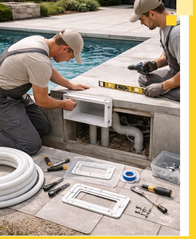 Поставка и установка скиммеров для бассейнов в Сланцах