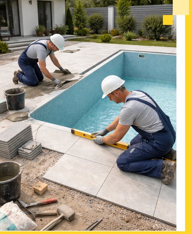 Строительство и монтаж плавательных бассейнов под ключ в Сланцах