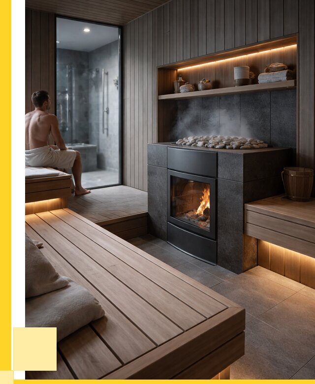 Проект сауны в частном доме в Сланцах от 36162 р. | ЭриданСлы