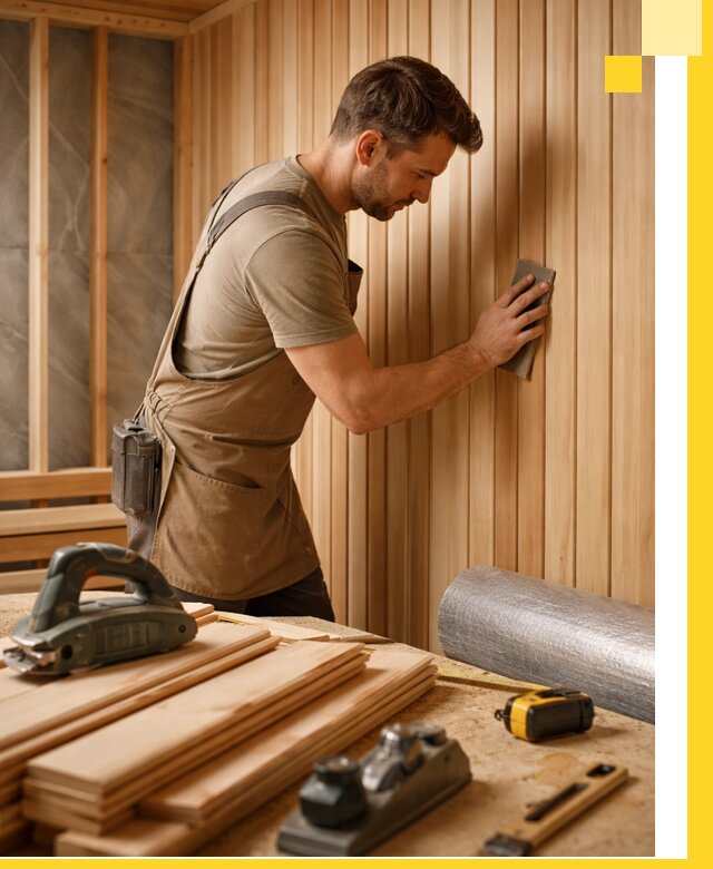 Профессиональная отделка саун и парных под ключ в Сланцах