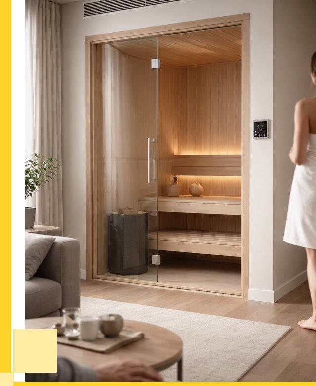 Сауна в квартире под ключ в Сланцах от 123984 р. ЭриданСлы