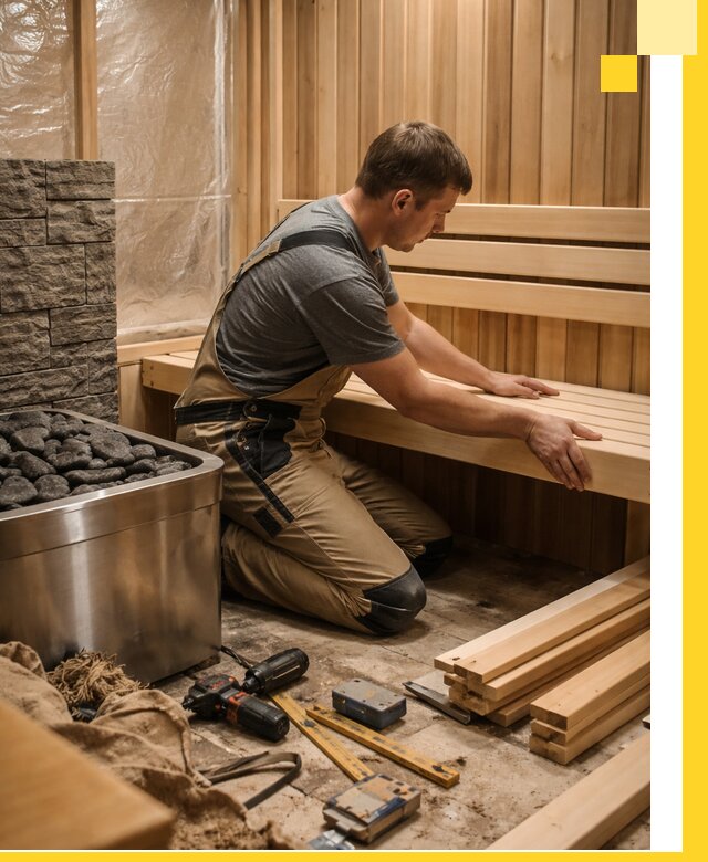 Сауны для дома под ключ с проектированием и монтажом в Сланцах