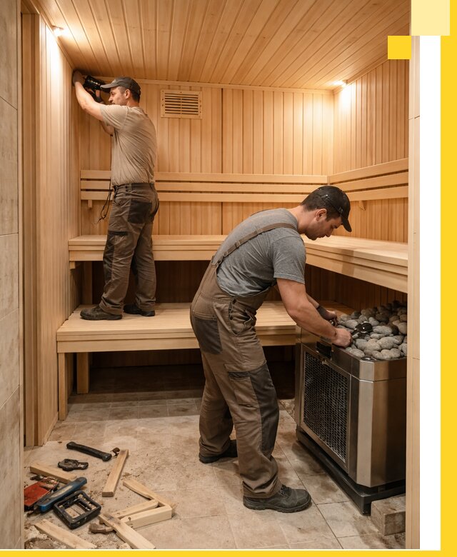 Купить сауну под ключ в Сланцах с монтажом и гарантией