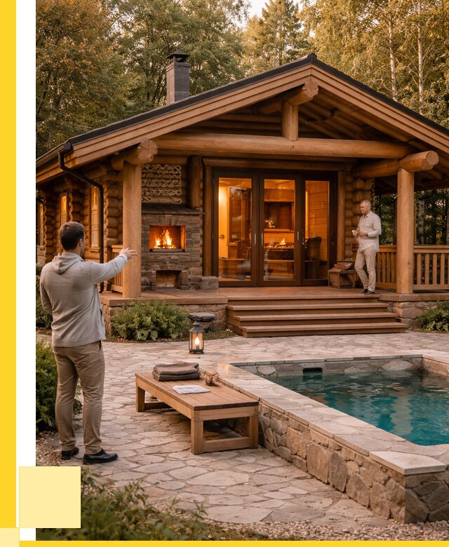 Проекты бань и хамам в Сланцах от 25830 р. | ЭриданСлы