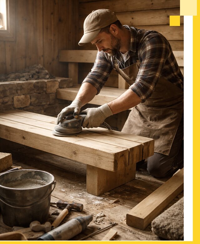 Ремонт бань под ключ в Сланцах с гарантией качества и сроков