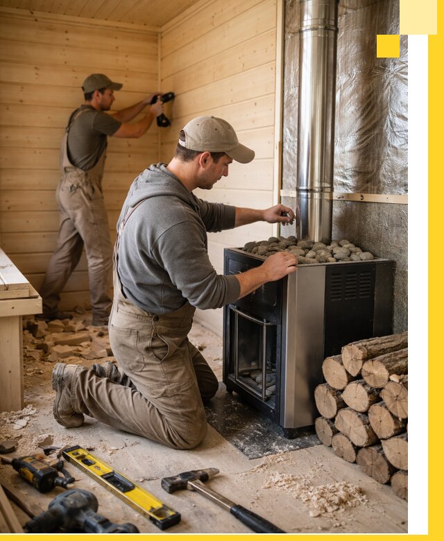 Строительство деревянных бань под ключ в Сланцах проекты и монтаж