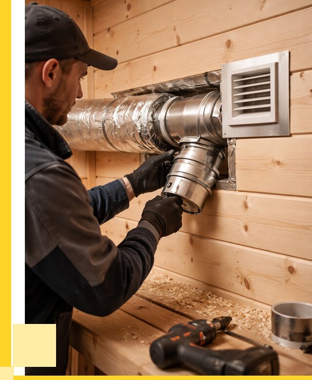 Монтаж вентиляции бани в Сланцах от 12398 р. | ЭриданСлы