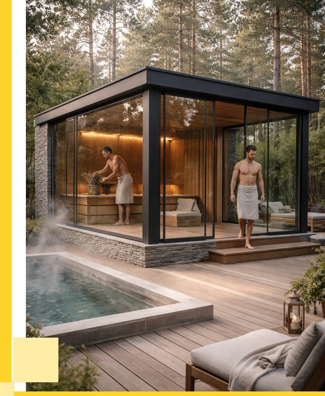 Стеклянные бани и двери в Сланцах от 464940 р. | ЭриданСлы