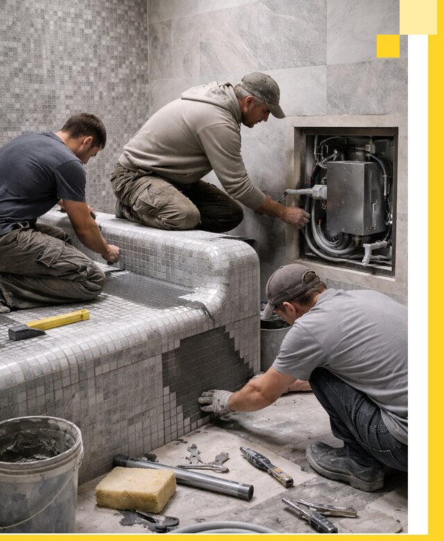 Проекты хамамов под ключ в Сланцах и дизайн и строительство