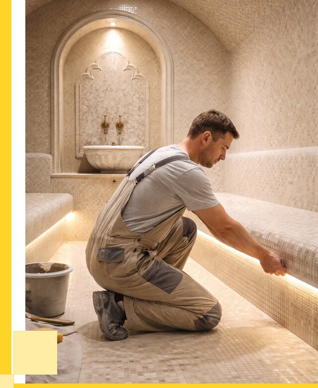 Отделка хамамов под ключ в Сланцах от 5683 р. | ЭриданСлы