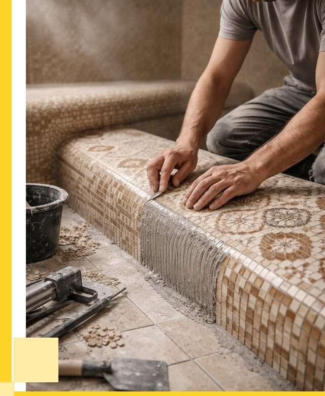 Плитка для хамама под ключ в Сланцах от 3616 р. | ЭриданСлы