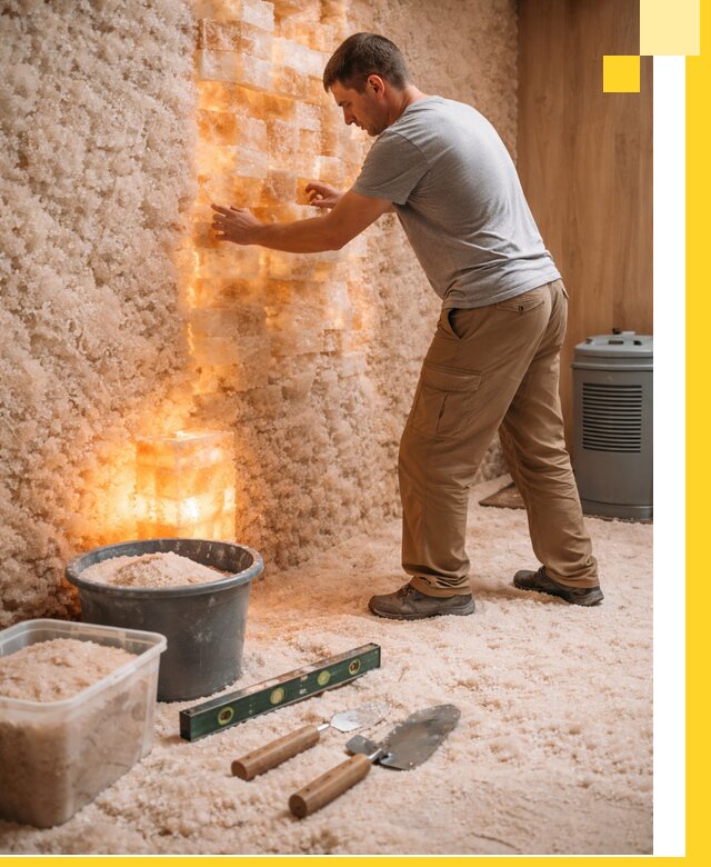 Проектирование и монтаж соляных комнат в Сланцах под ключ